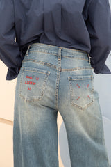 Denim con scritte