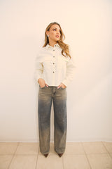 Denim vintage con strass