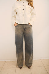 Denim vintage con strass