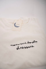 T-shirt bianca con scritta