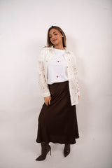 Camicia bianca cuori