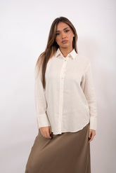 Camicia misto lino