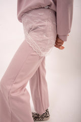 Set tuta con pizzo
