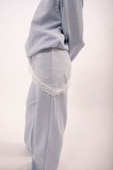 Set tuta con pizzo