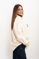 Camicia over con ricami