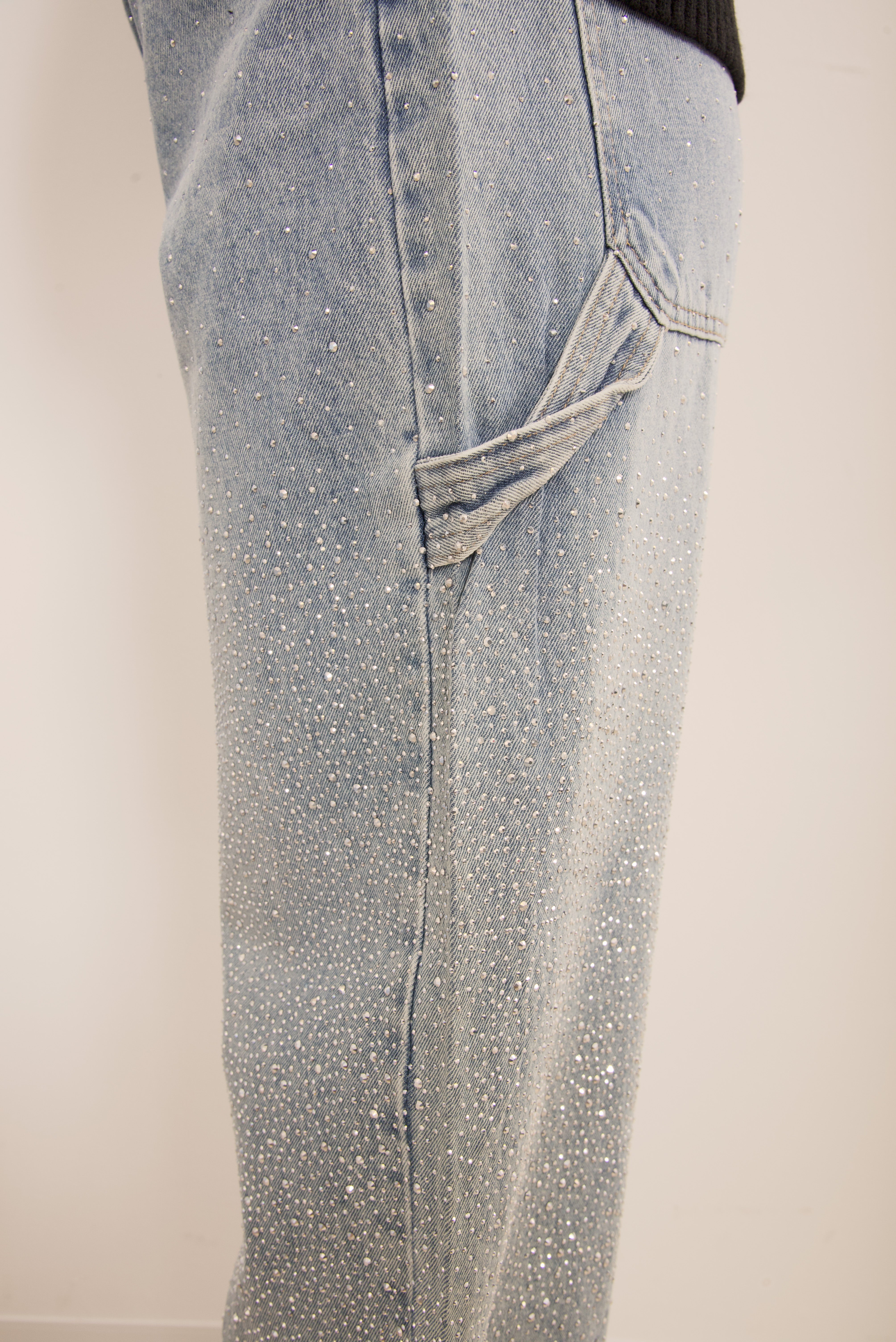 Denim con strass