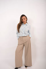 Camicia celeste cuori