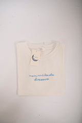 T-shirt bianca con scritta