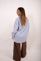 Camicia a righe "amour"