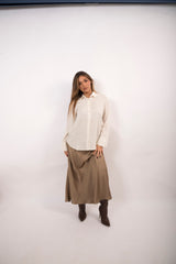 Camicia misto lino