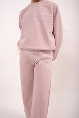 Set tuta con pizzo