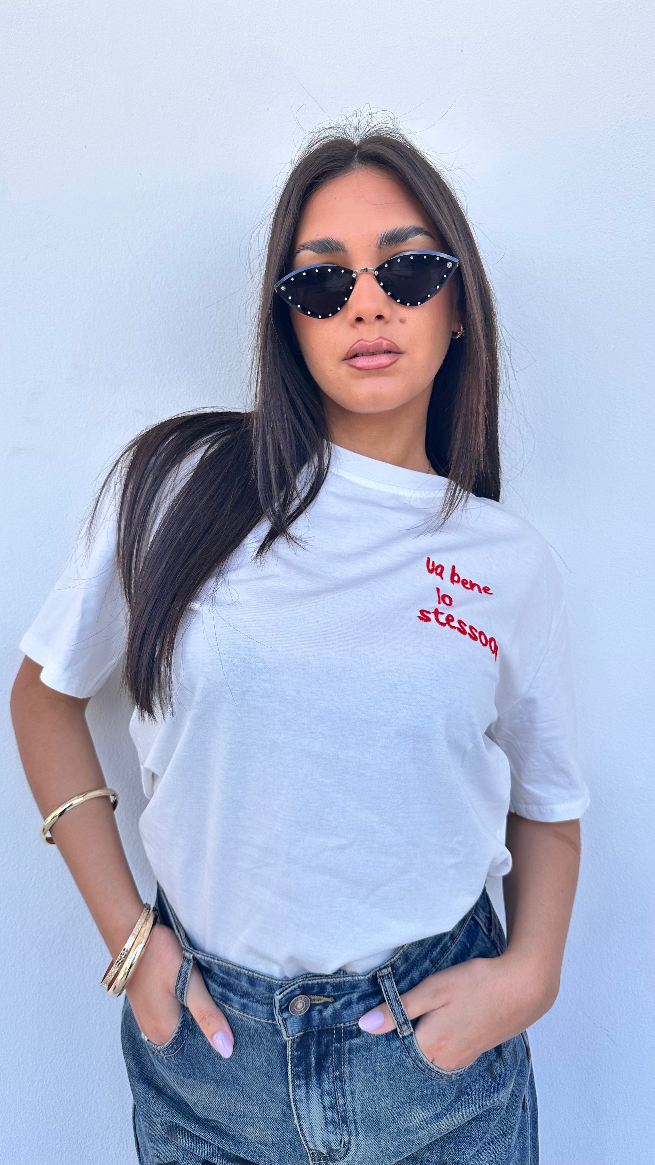 T-shirt "va bene lo stessooo"