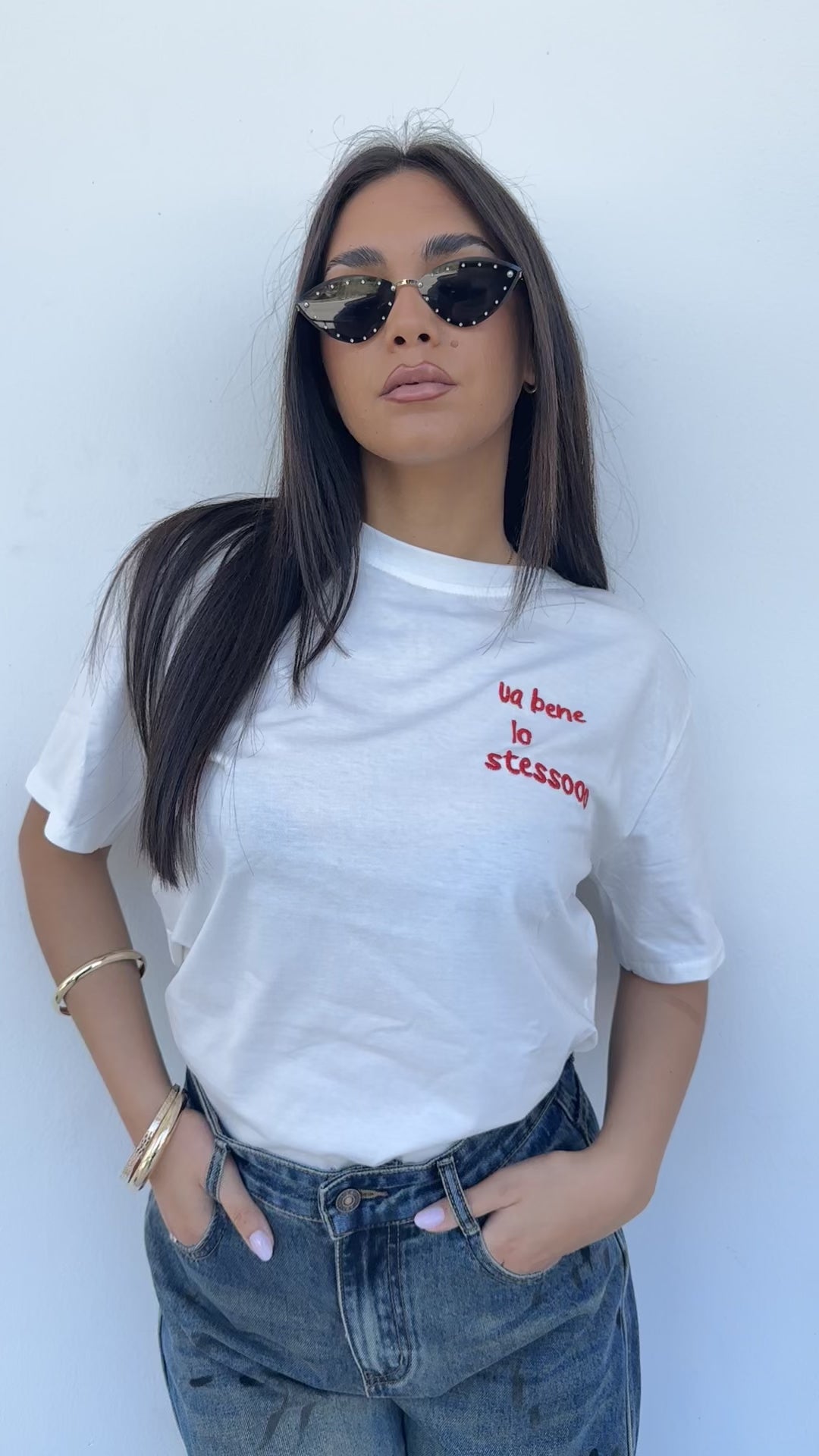 T-shirt "va bene lo stessooo"